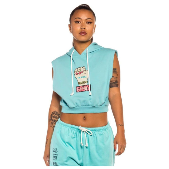 Grimey Γυναικεία αμάνικη μπλούζα Day Dreamer Girl Sleeveless Hoodie